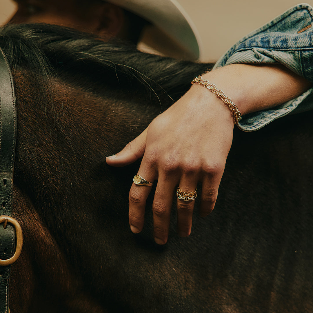 Silver Sundown Ring