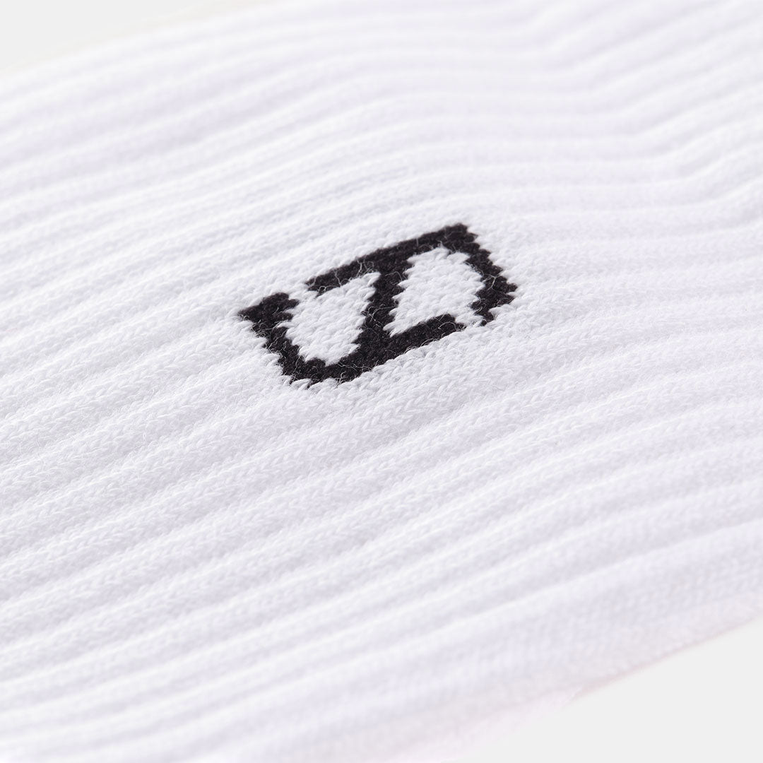 White Icon Socks