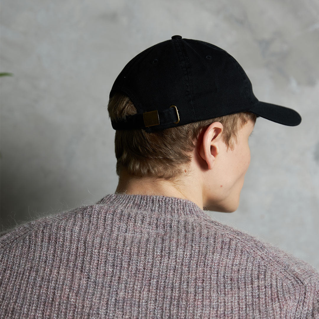 Black Essential Dad Cap