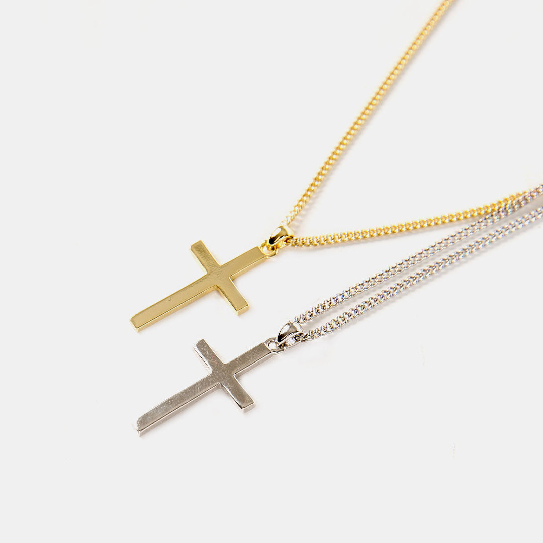 Silver Cross Necklace Silver Cross Necklace - Serge DeNimes