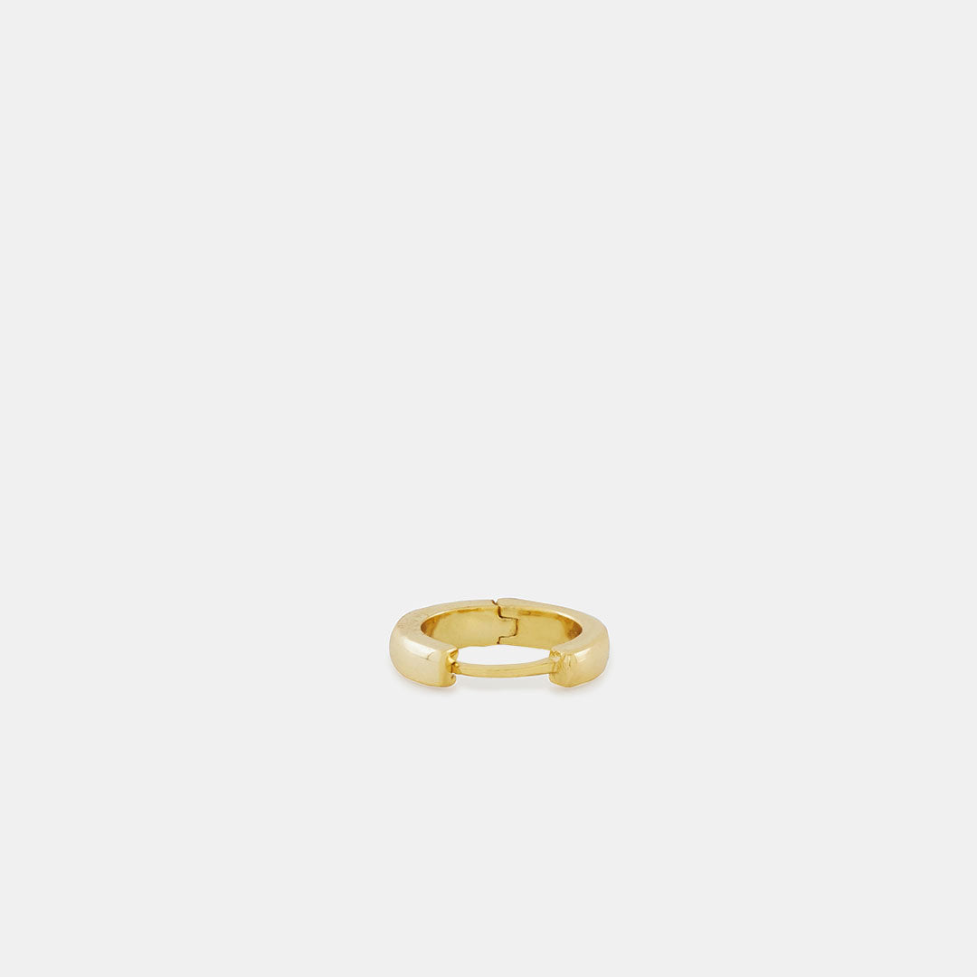 Gold Plated Silver Huggie Hoop Earring Gold Plated Silver Huggie Earring - Serge DeNimes