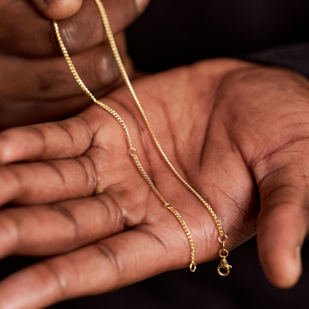 Gold Plated Silver Adjustable Chain Gold Plated Silver Adjustable Chain - Serge DeNimes