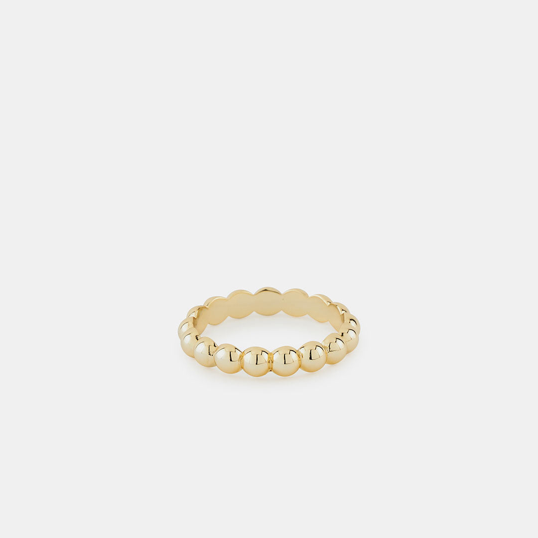 Gold Plated Silver Bubble Ring - Serge DeNimes