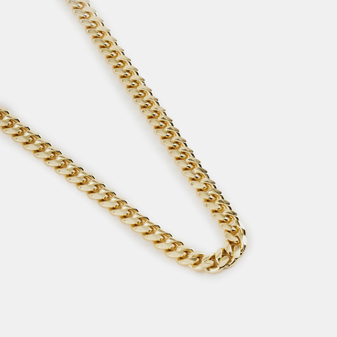 Gold Plated Silver Curb Chain - Serge DeNimes