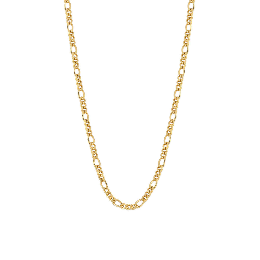 Gold Figaro Chain | Gold Plated 925 Sterling Silver | Serge DeNimes