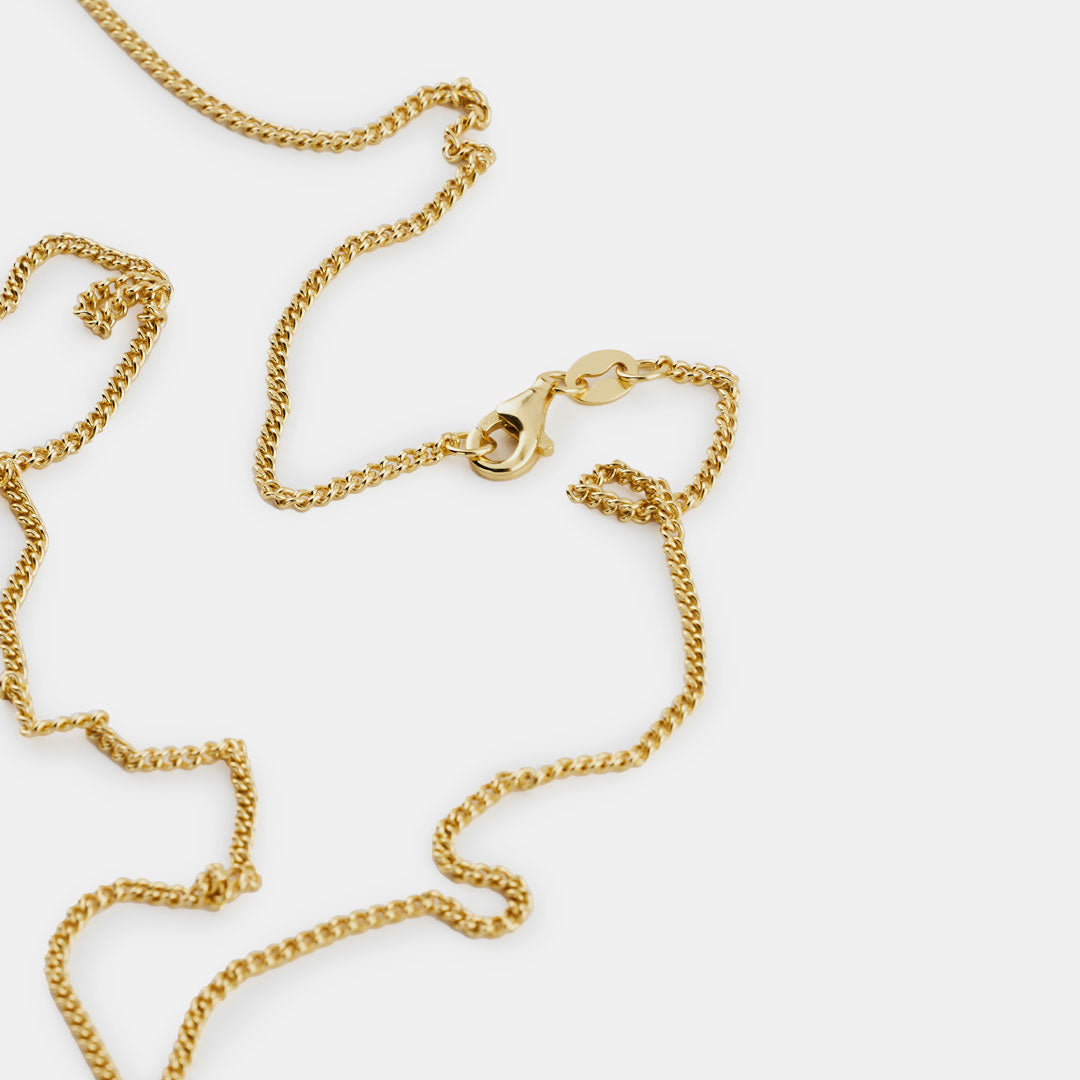 Gold Plated Silver Non Adjustable Chain - Serge DeNimes