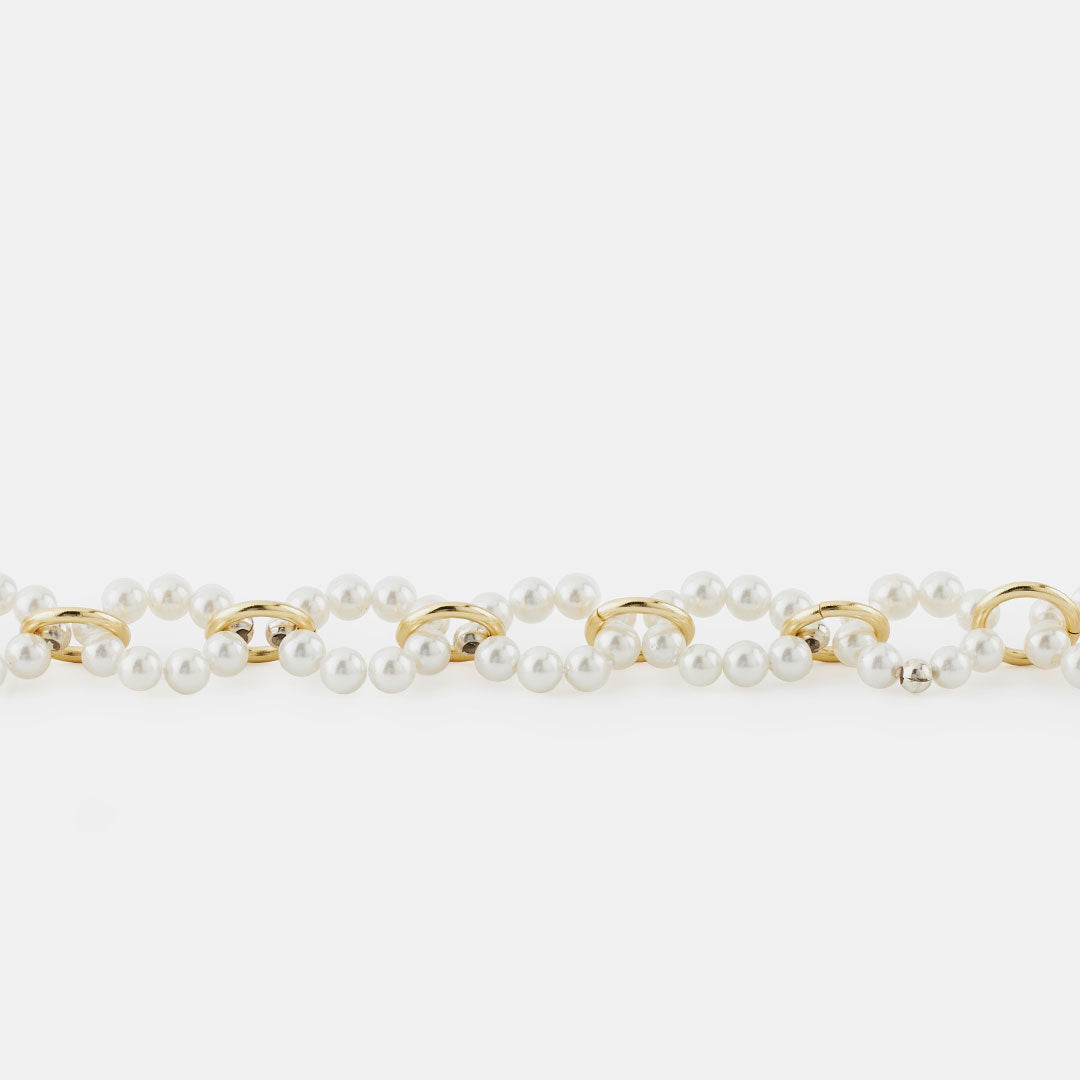 Gold Plated Silver Particle Bracelet Gold Plated Silver Particle Bracelet