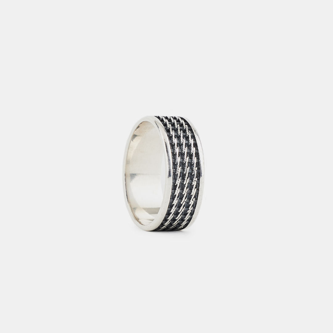 Silver Kusari Ring - Serge DeNimes