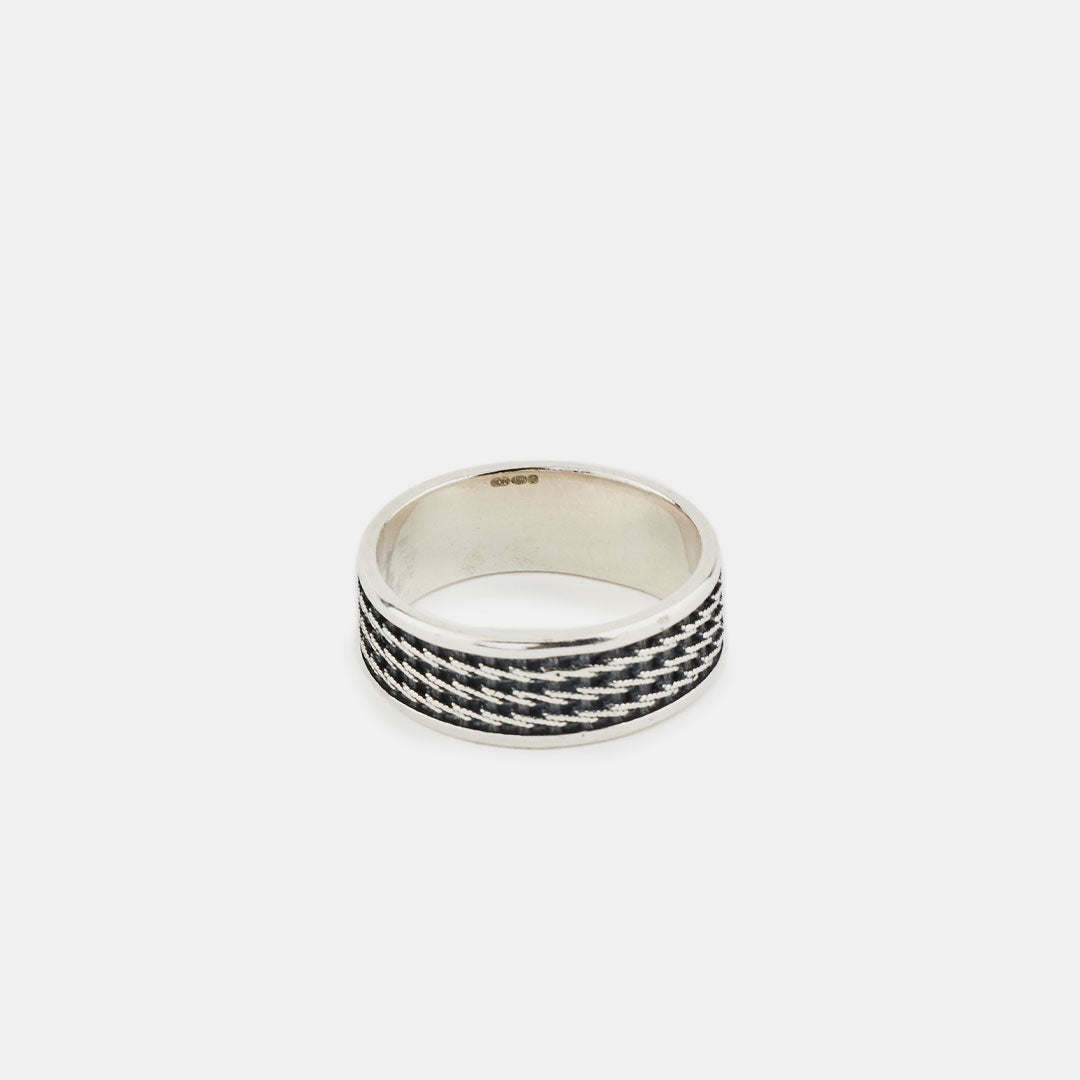 Silver Kusari Ring Silver Kusari Ring - Serge DeNimes