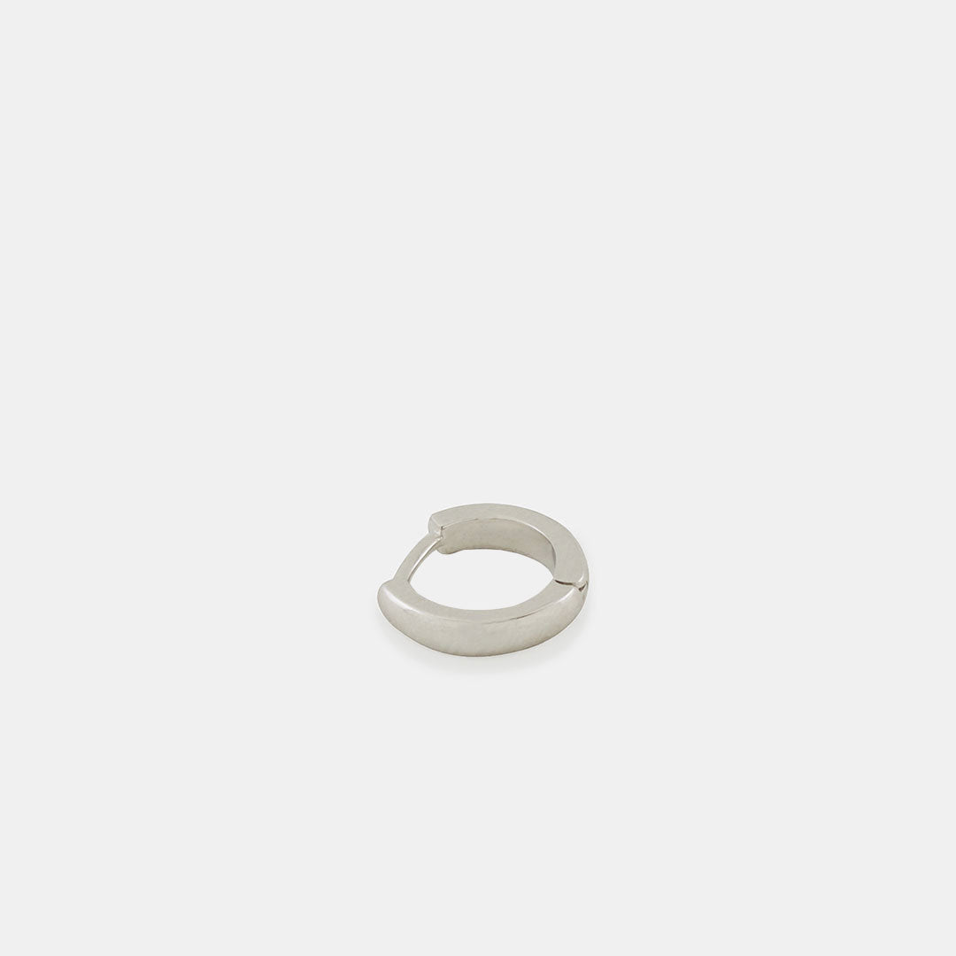 Silver Huggie Hoop Earring Silver Huggie Earring - Serge DeNimes