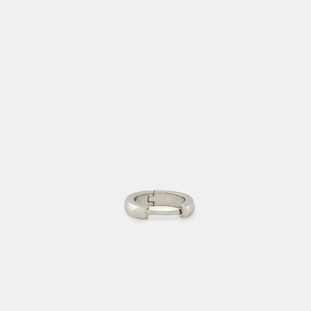 Silver Huggie Hoop Earring Silver Huggie Earring - Serge DeNimes