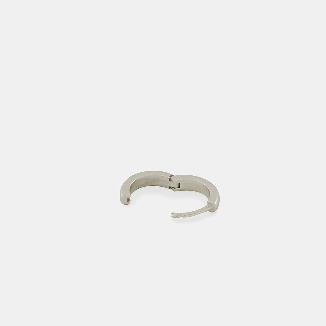 Silver Huggie Hoop Earring Silver Huggie Earring - Serge DeNimes