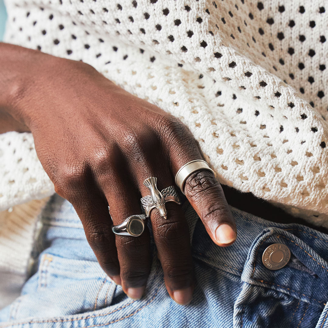 Silver Band Ring Silver Band Ring