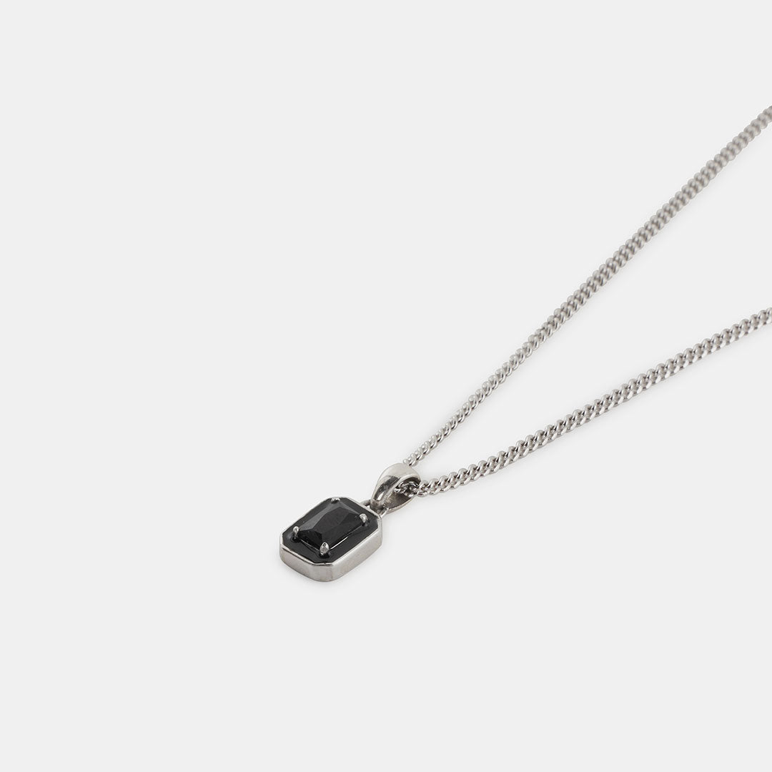 Silver Black Blush Necklace - Limited Edition Silver Black Blush Necklace - Limited Edition - Serge DeNimes