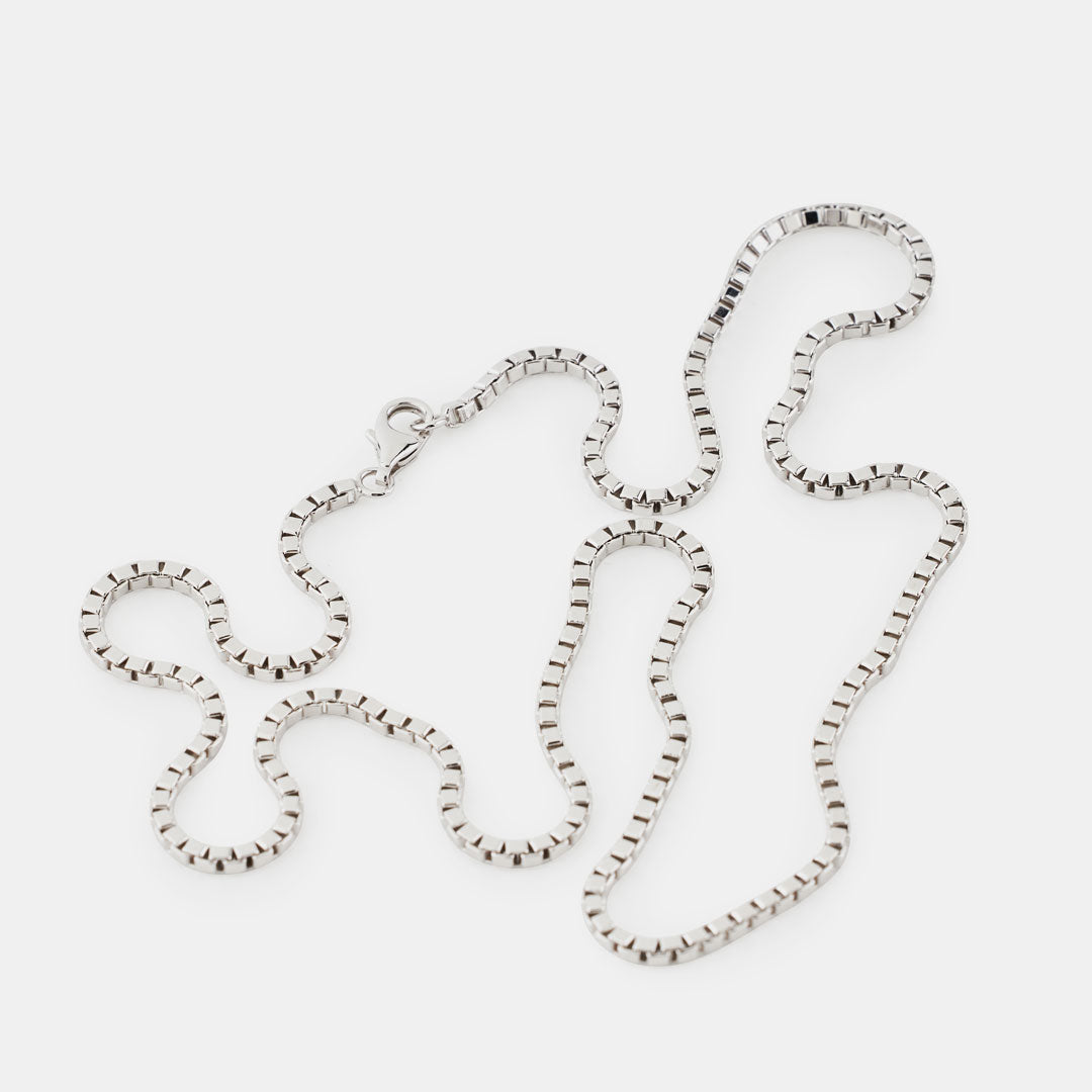 Silver Box Chain Necklace Silver Box Chain Necklace
