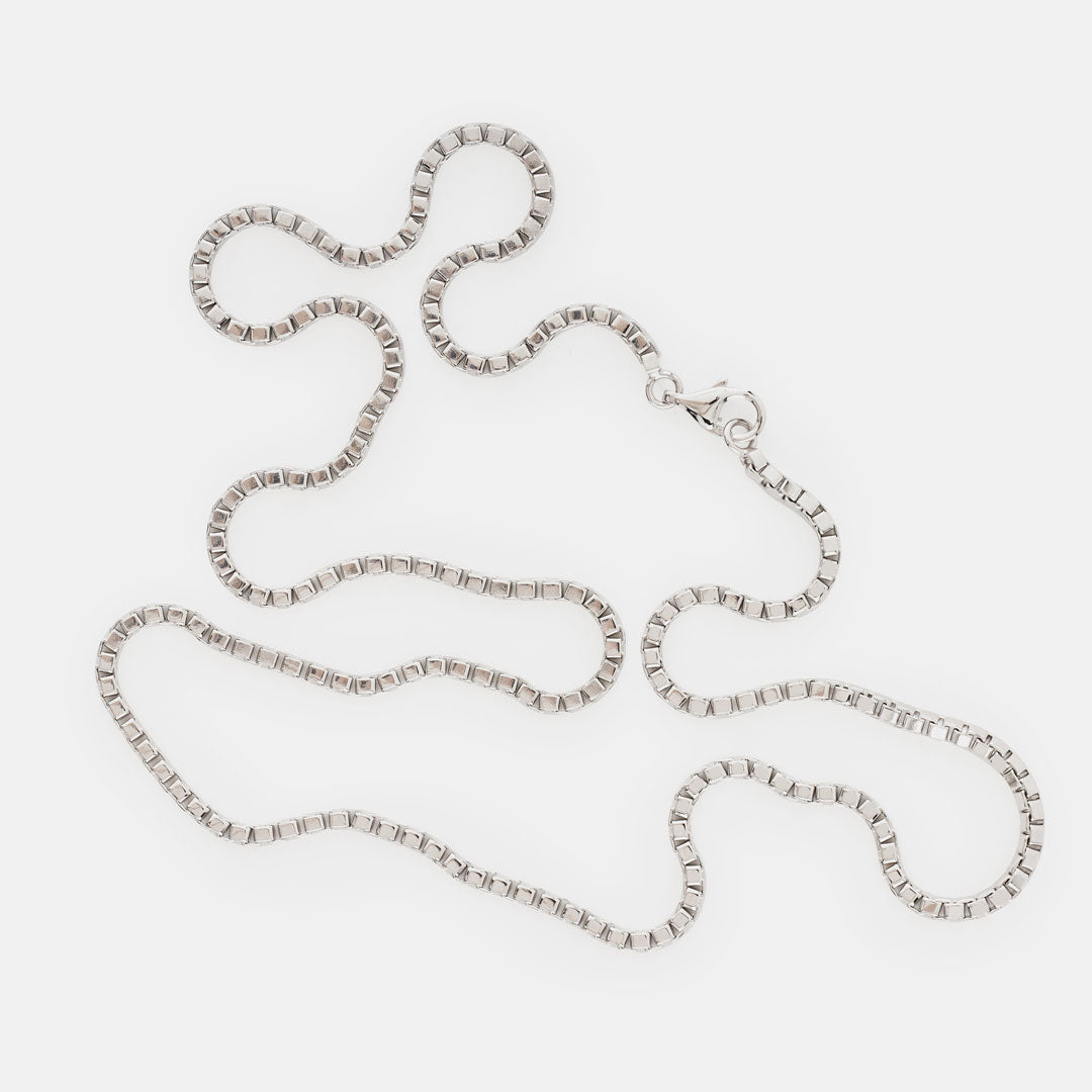 Silver Box Chain Necklace Silver Box Chain Necklace