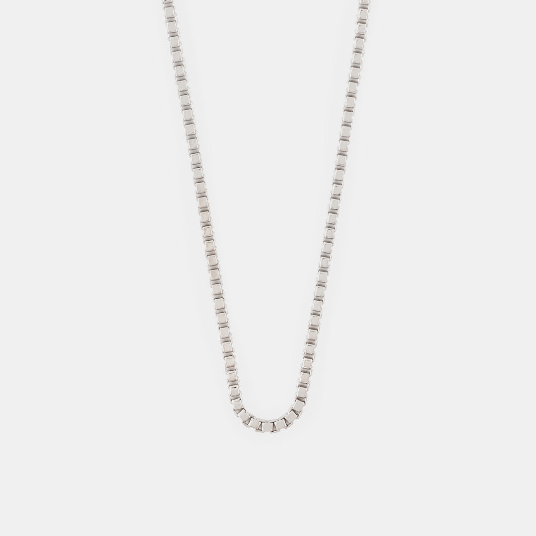 Silver Box Chain Necklace Silver Box Chain Necklace