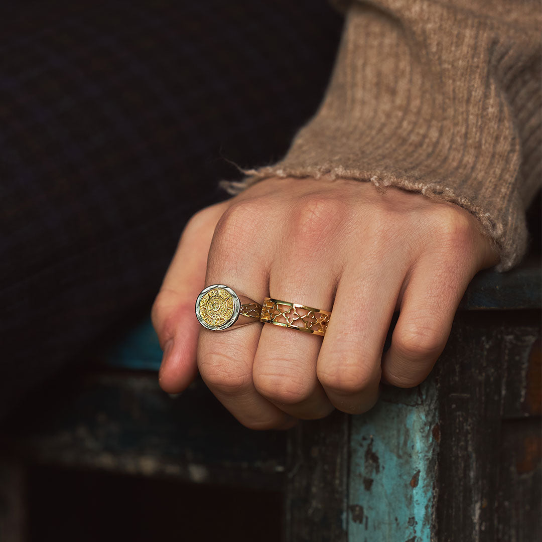 Silver Compass Ring Silver Compass Ring - Serge DeNimes