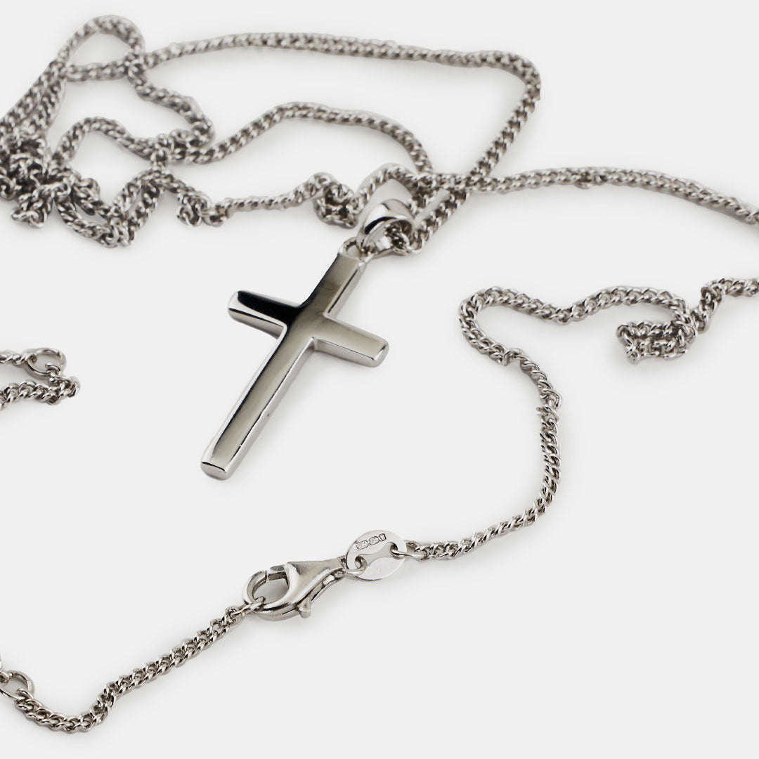 Silver Cross Necklace - Serge DeNimes