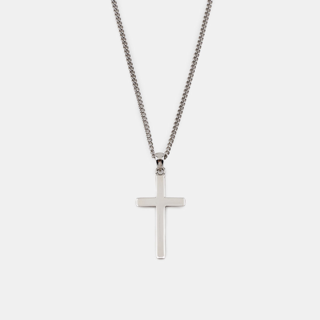 Silver Cross Necklace Silver Cross Necklace - Serge DeNimes