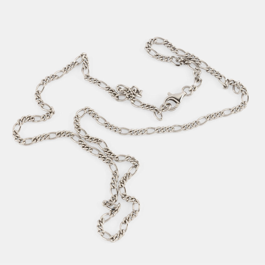 Silver Figaro Necklace Silver Figaro Necklace