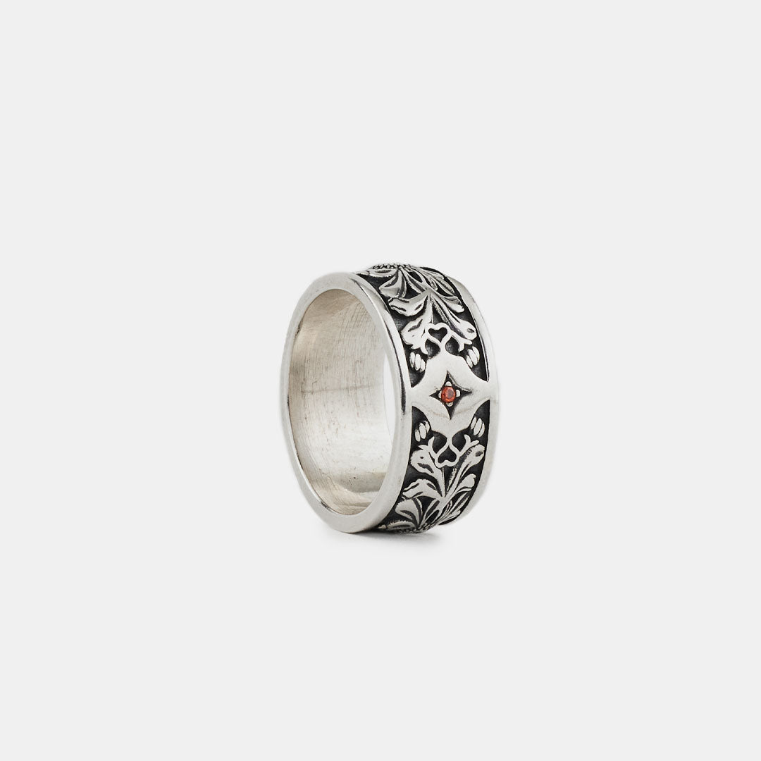 Silver Kabuto Ring - Serge DeNimes