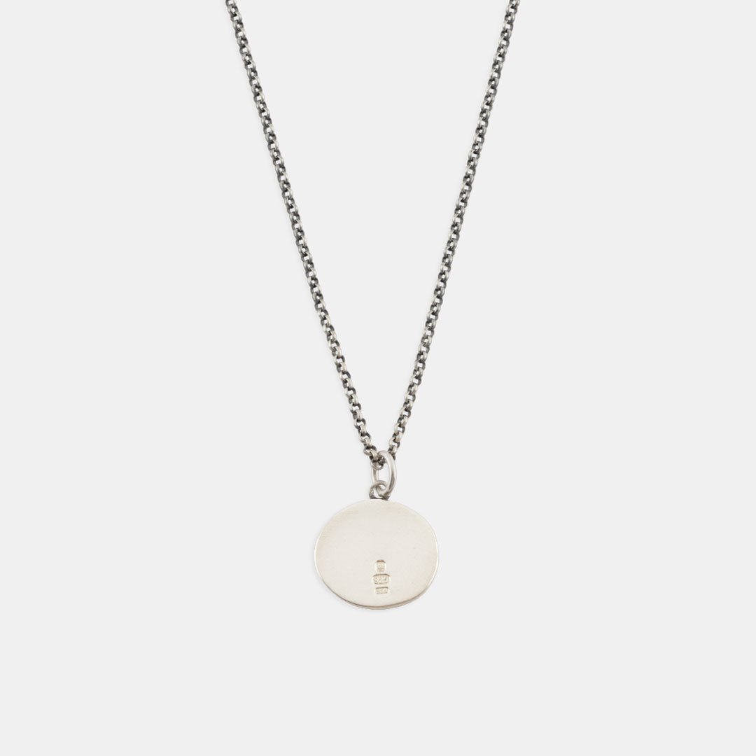 Silver Minimal Hallmark Necklace - Serge DeNimes