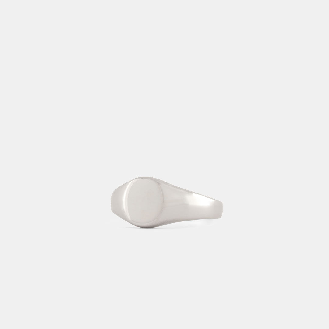 Silver Oval Signet Ring Silver Oval Signet Ring