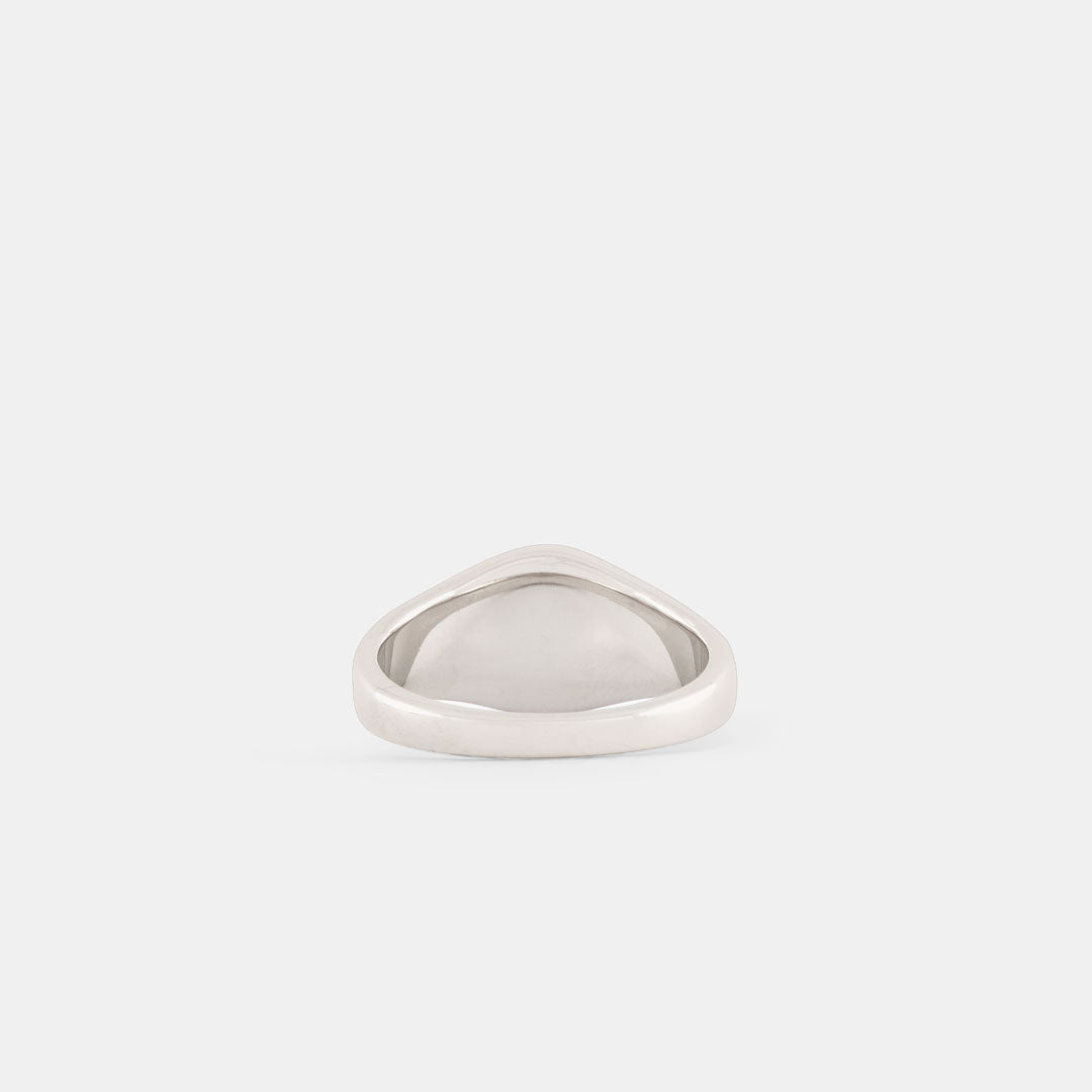 Silver Oval Signet Ring Silver Oval Signet Ring