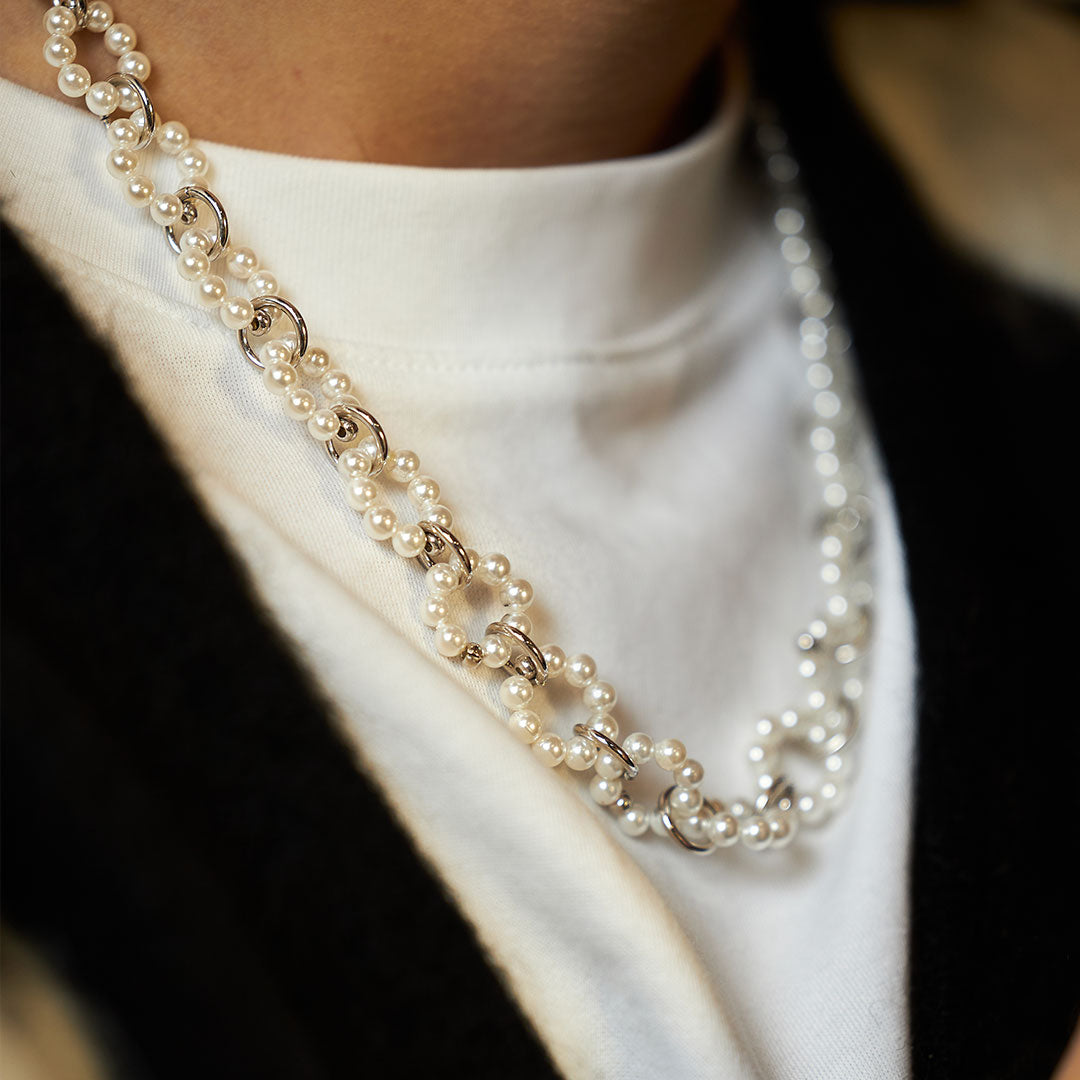 Silver Particle Necklace Silver Particle Necklace