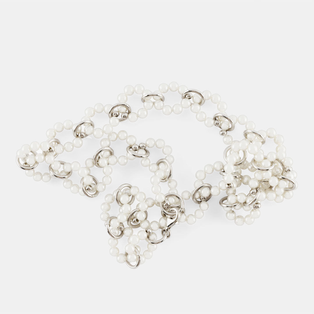 Silver Particle Necklace