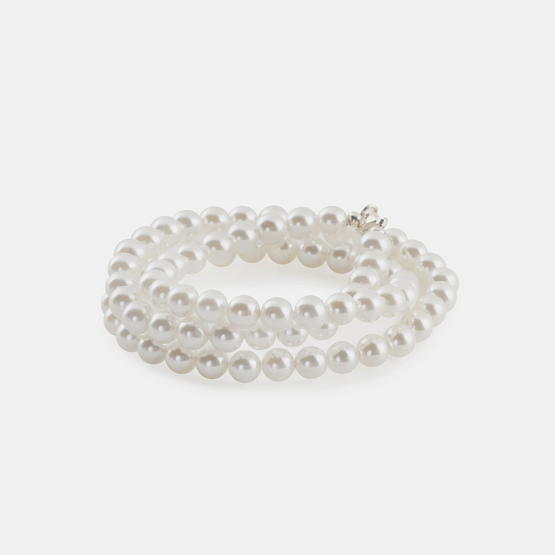 Silver Pearl Necklace Silver Pearl Necklace - Serge DeNimes