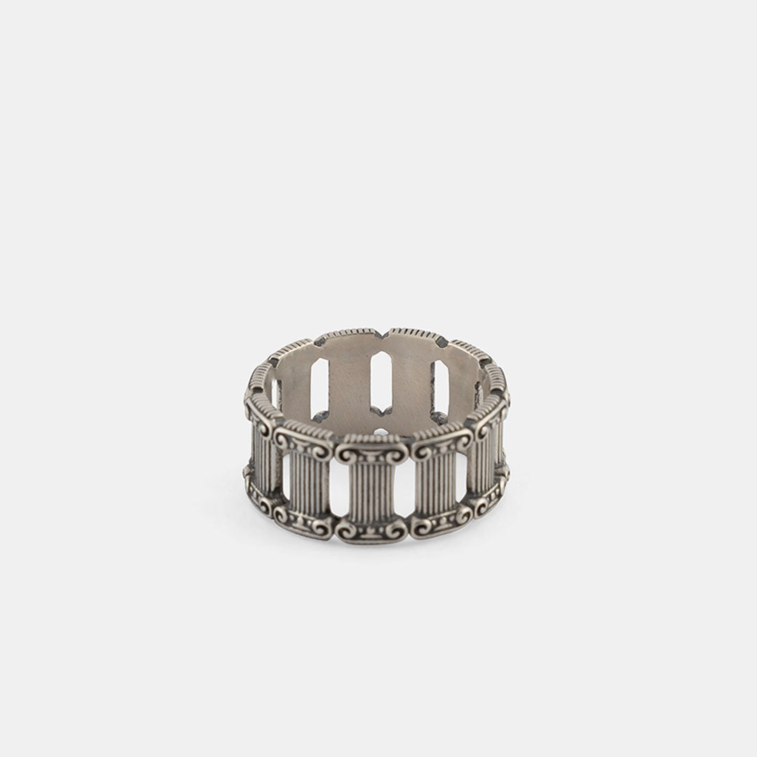 Silver Pillar Ring