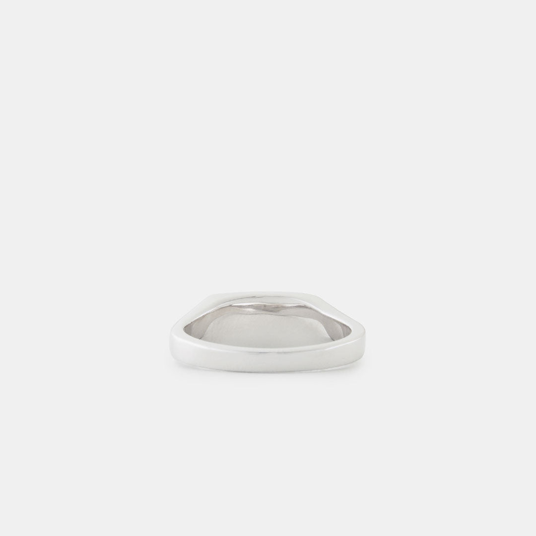 Silver Rectangle Signet Ring