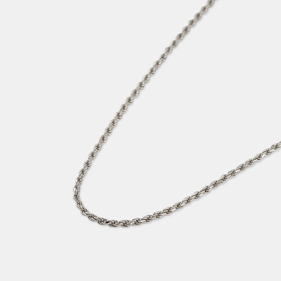 Silver Rope Necklace