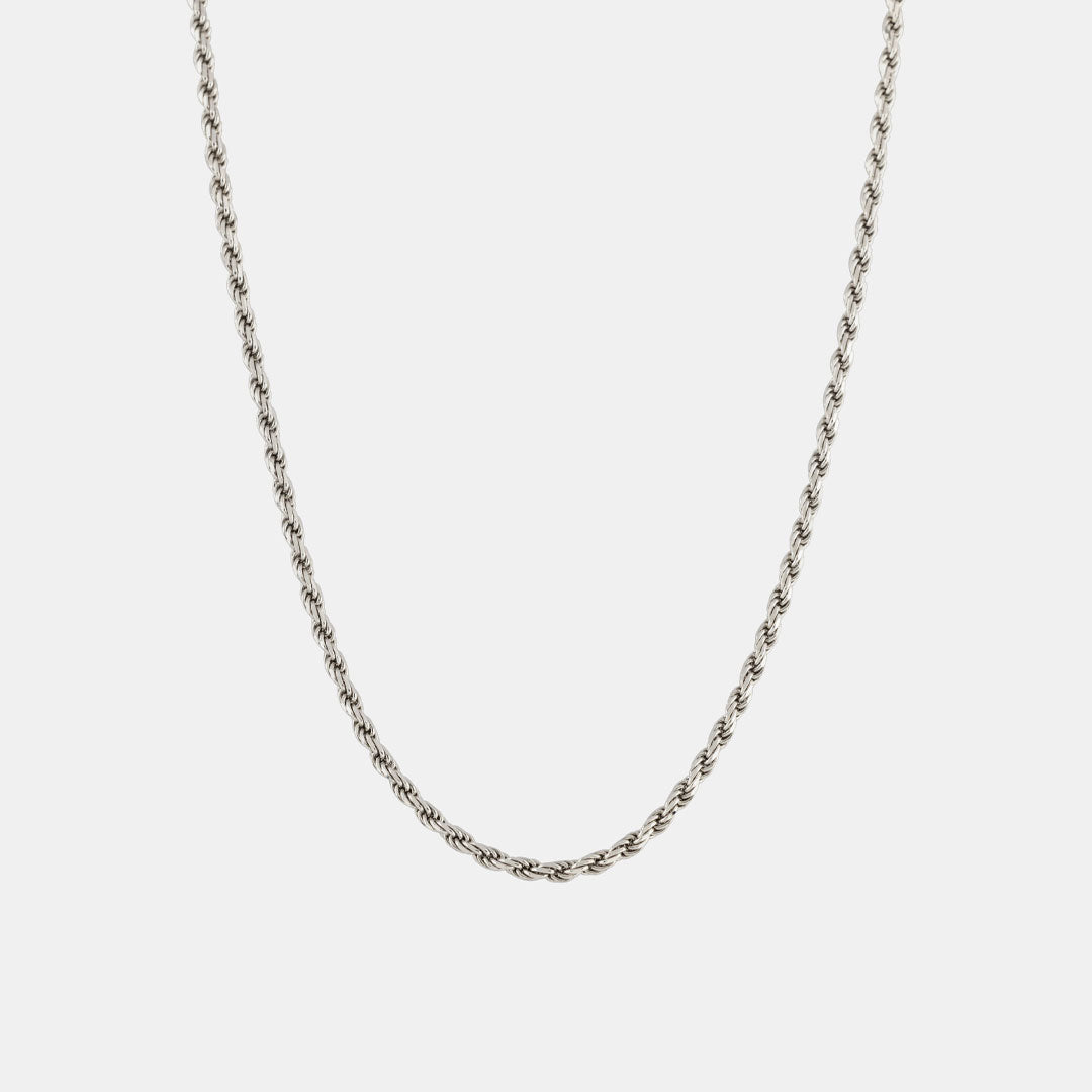 Silver Rope Necklace