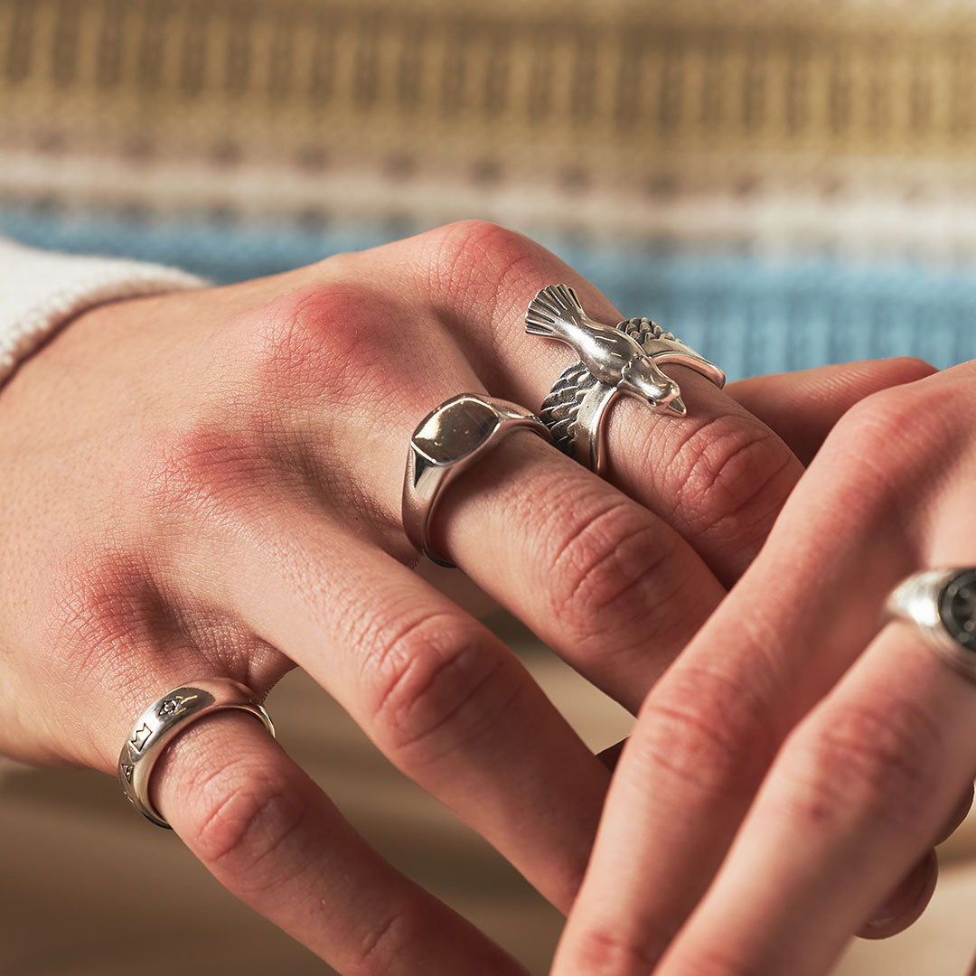 Silver Signet Ring Silver Signet Ring - Serge DeNimes