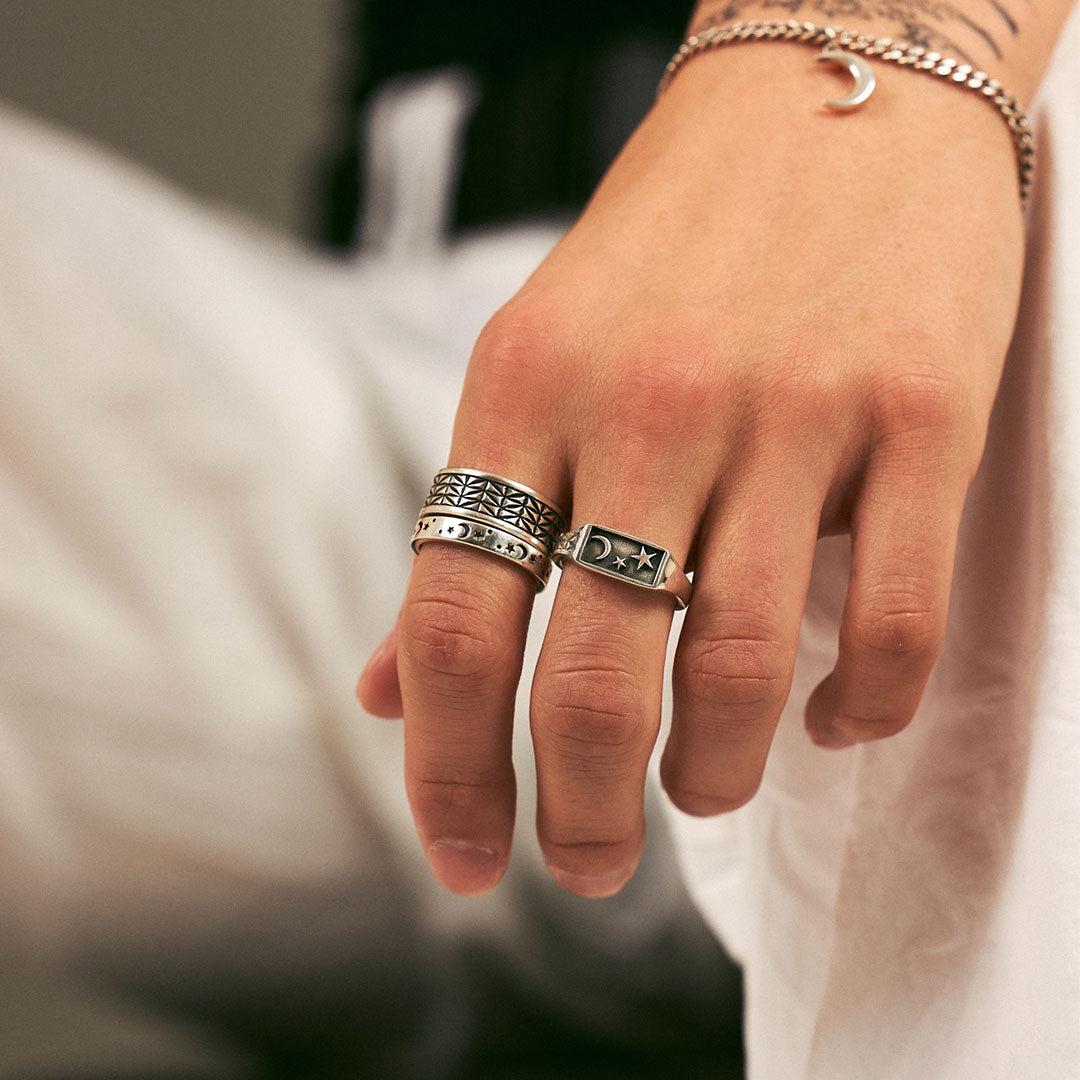 Silver Solar Ring Silver Solar Ring - Serge DeNimes