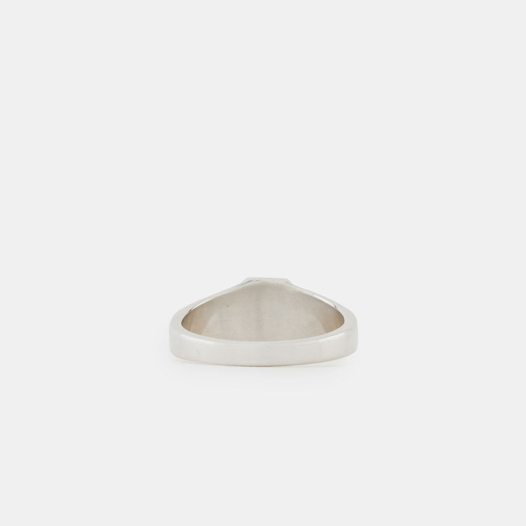 Silver Solid Gem Ring Silver Solid Gem Ring - Serge DeNimes