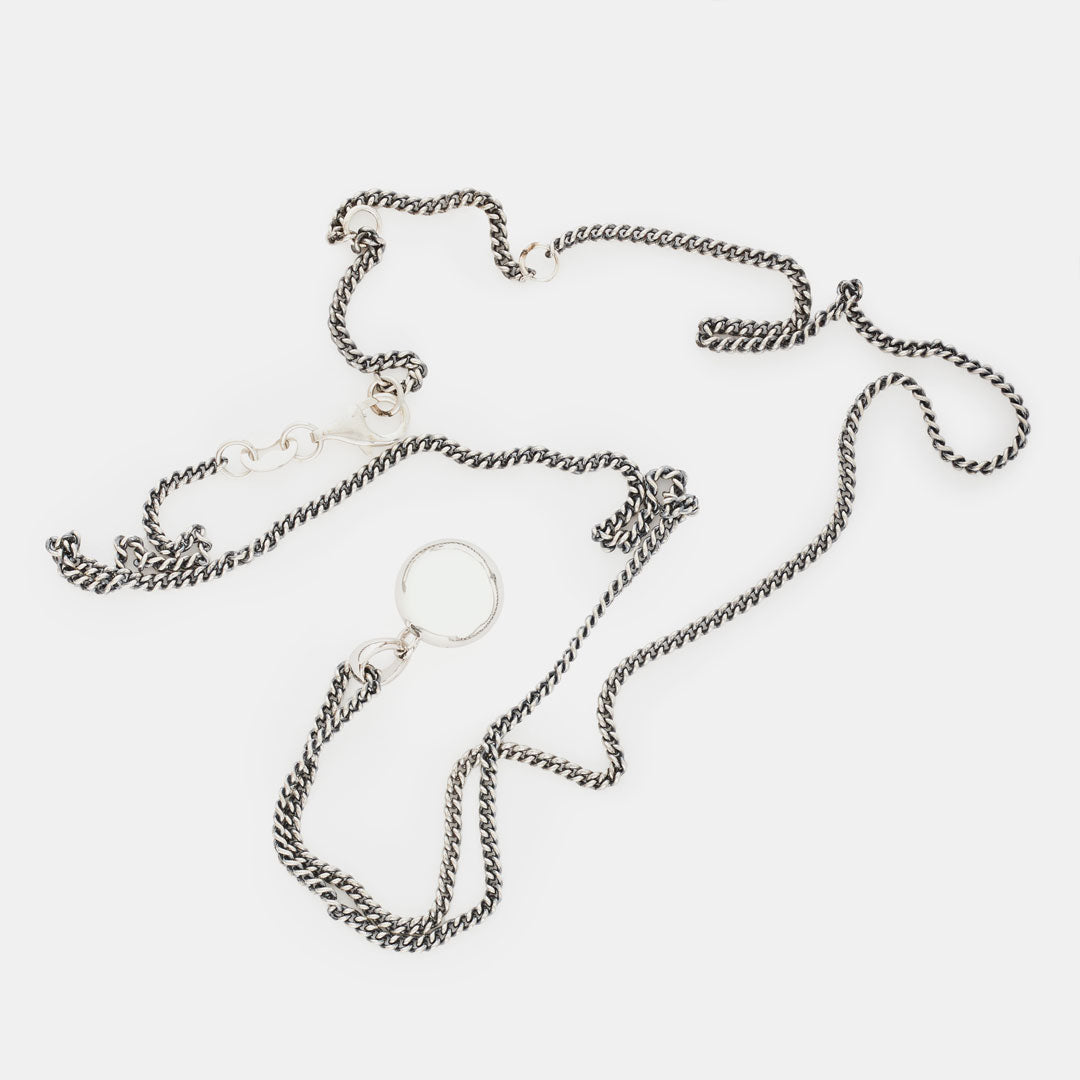 Silver Sphere Necklace Silver Sphere Necklace - Serge DeNimes