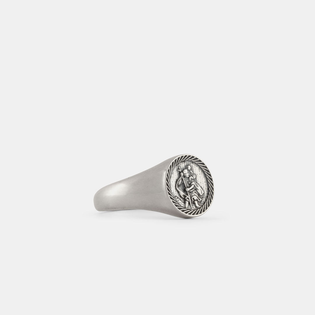 Silver St Christopher Ring Silver St Christopher Ring