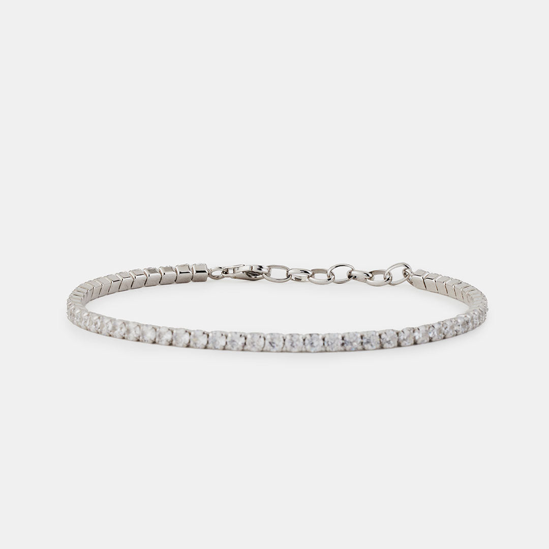 Silver Tennis Chain Bracelet - Serge DeNimes