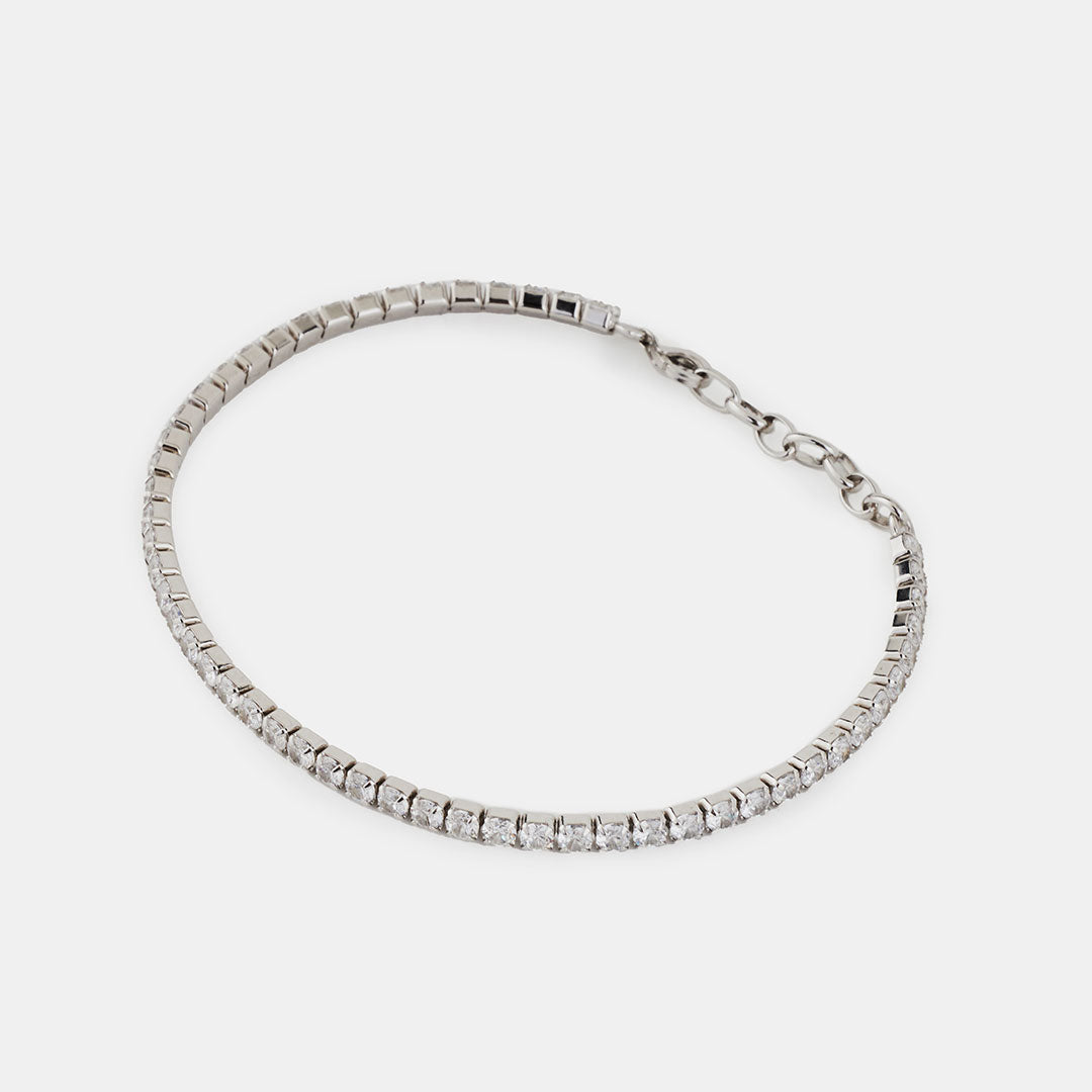 Silver Tennis Chain Bracelet - Serge DeNimes