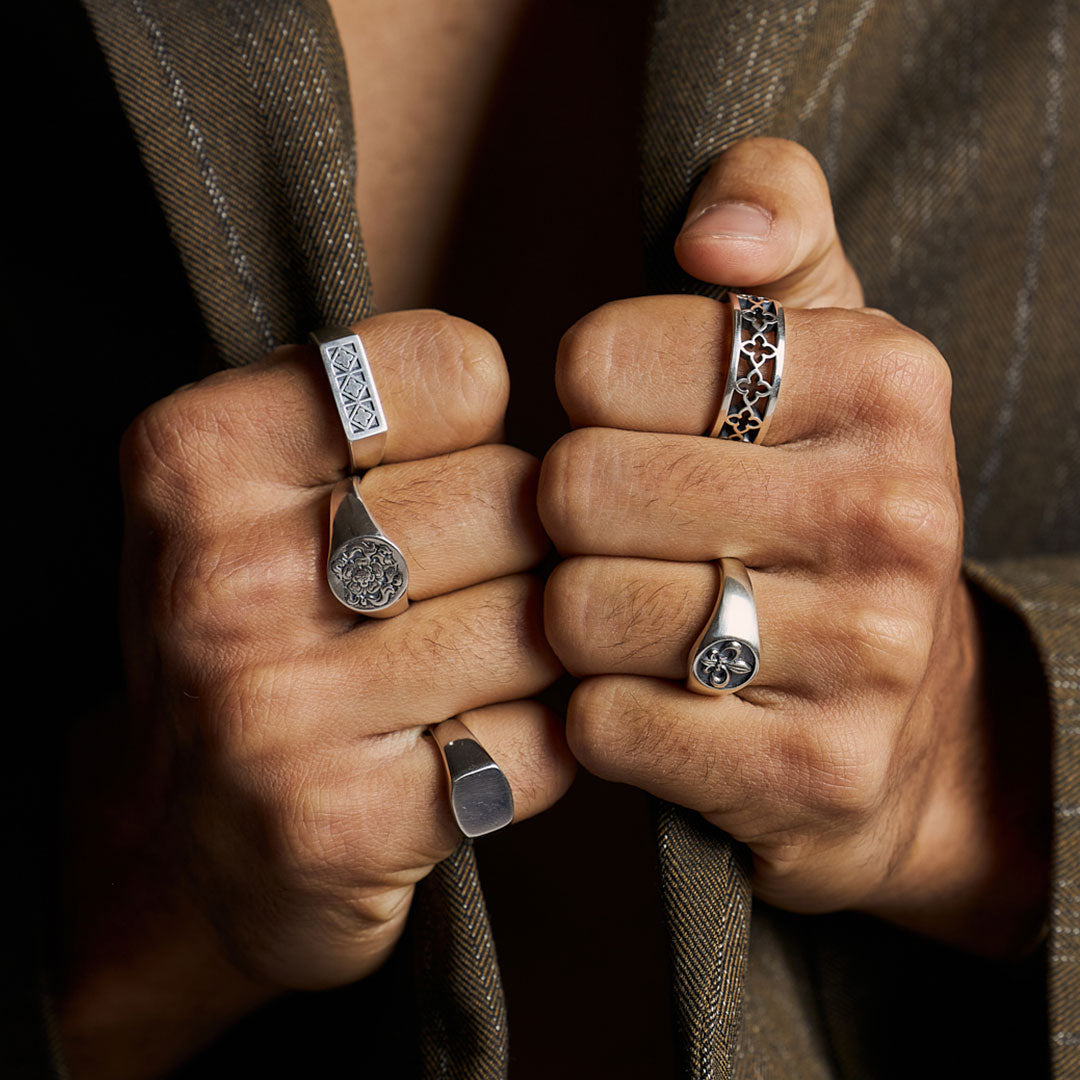 Silver Tudor Cross Ring Silver Tudor Cross Ring - Serge DeNimes