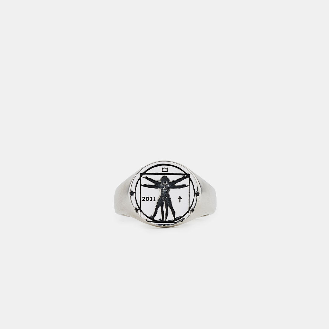 Silver Vitruvian Ring Silver Vitruvian Ring - Serge DeNimes