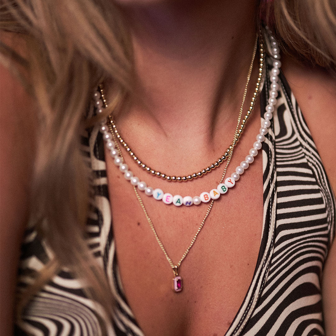 Yeah Baby Pearl Necklace - Serge DeNimes