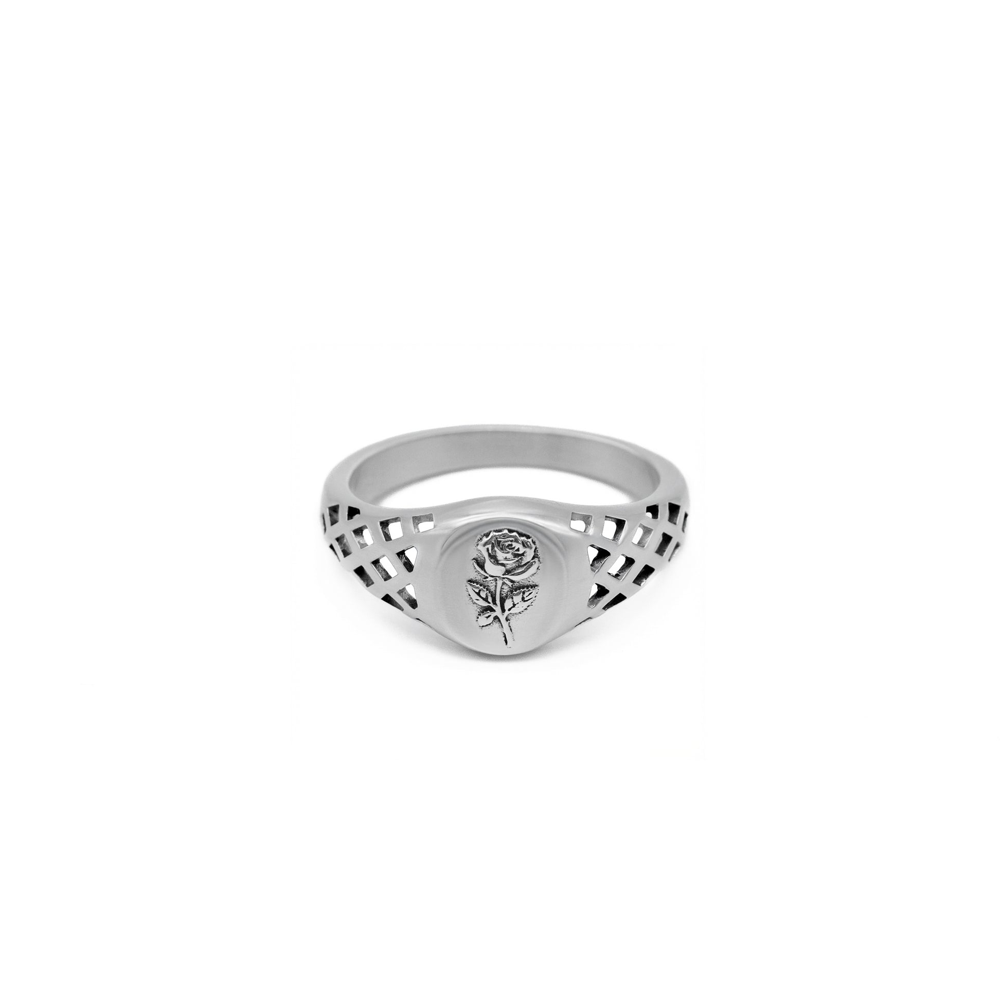 Silver Rose Sovereign Ring - Limited Edition - Serge DeNimes