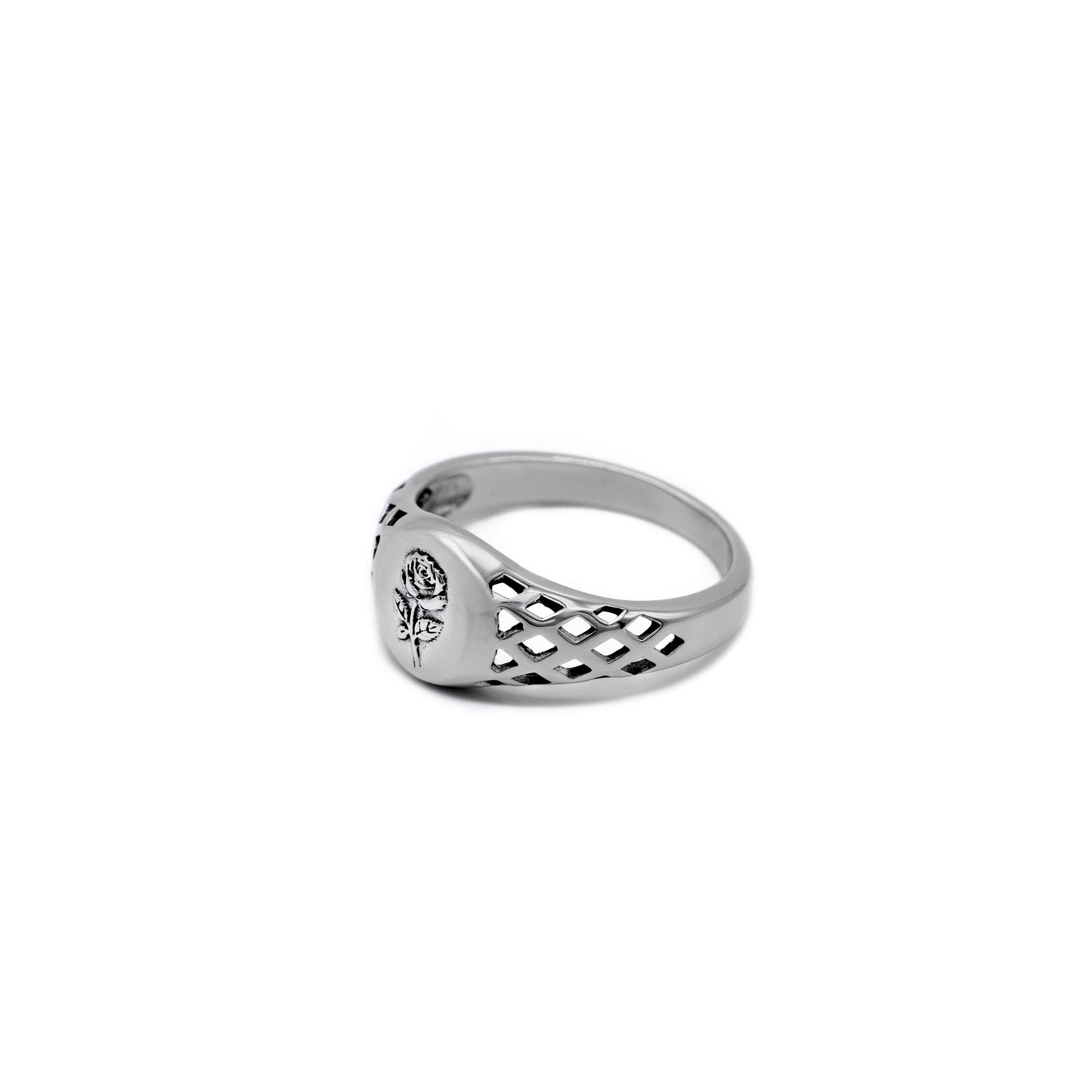 Silver Rose Sovereign Ring - Limited Edition - Serge DeNimes