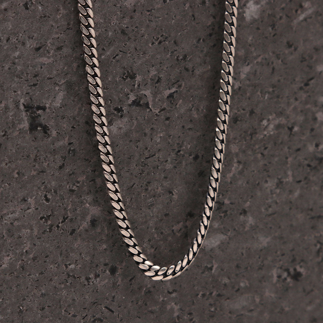 Silver 3mm Curb Chain