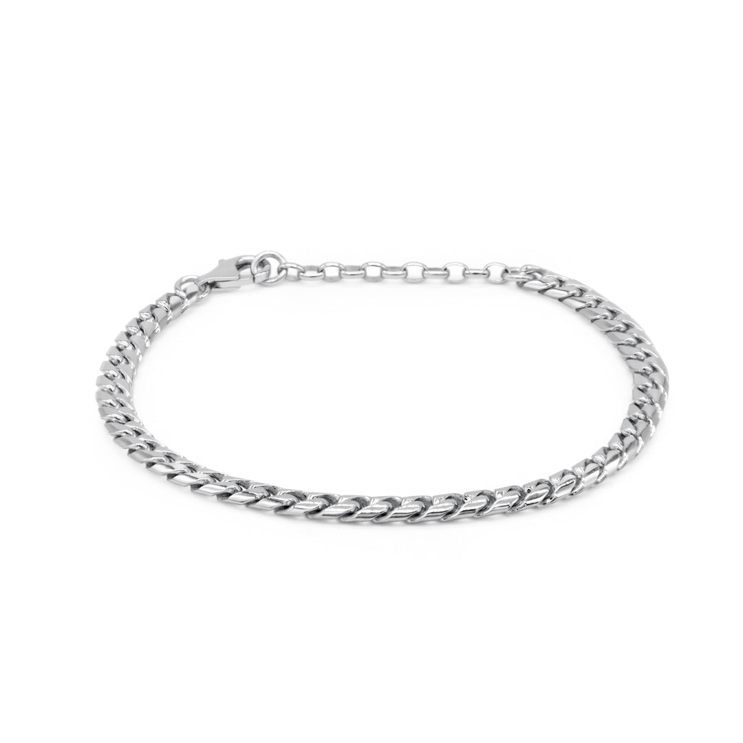 Silver 5mm Curb Bracelet